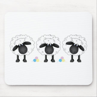 Tapis De Souris Trio des moutons