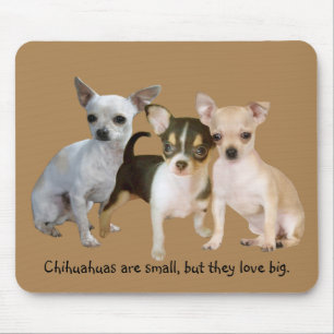 Tapis De Souris Trio heureux Mousepad de chiwawa