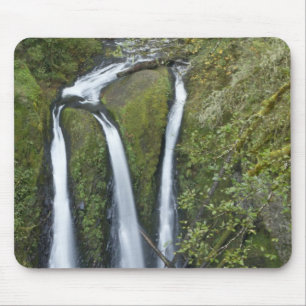 Tapis De Souris Triple Falls, Columbia River Gorge