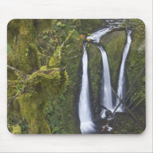 Tapis De Souris Triple Falls, Columbia River Gorge