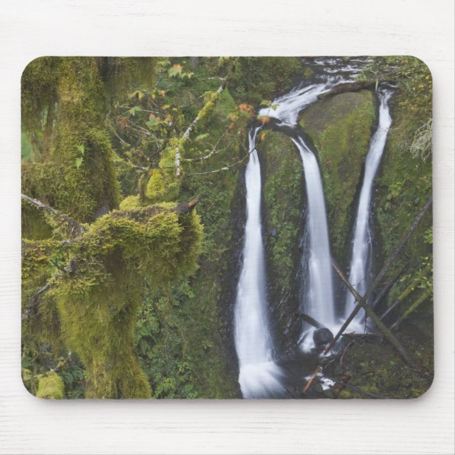 Tapis De Souris Triple Falls, Columbia River Gorge (Devant)