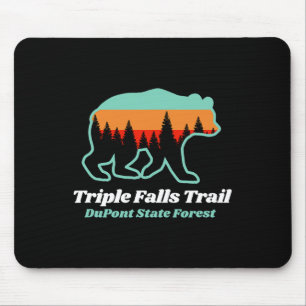 Tapis De Souris Triple Falls Trail Dupont State Forest Bear Souven