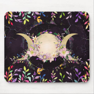 Tapis De Souris Triple Lune - Triple Déesse - Aquarelle