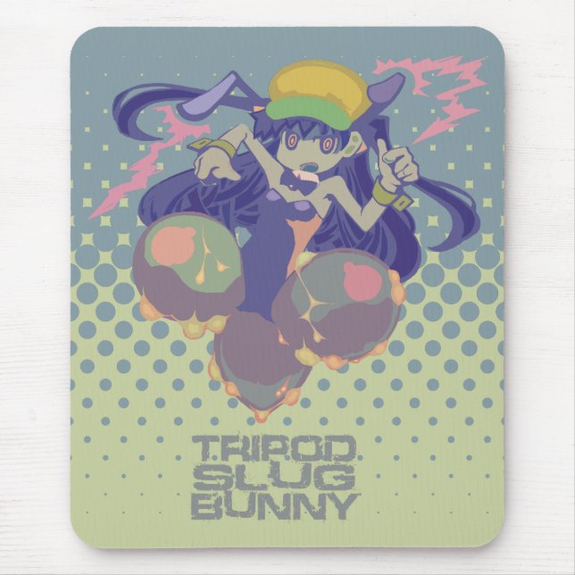 Tapis De Souris "TRIPOD SLUG BUNNY"mousepad (Devant)