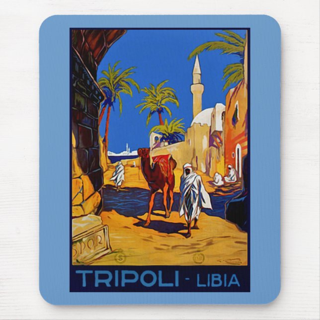 Tapis De Souris Tripoli - Libia (Libye) (Devant)