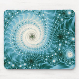 Tapis De Souris Trippy Psychedelic Starstorm Fine Fractal