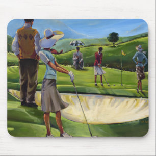 Tapis De Souris Trish Biddle - golf de dames