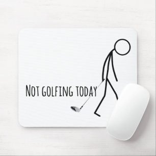 Tapis De Souris Triste Stickman pour golfeur