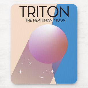 Tapis De Souris Triton - La lune de Neptune