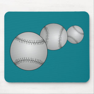 Tapis De Souris Trois Baseballs