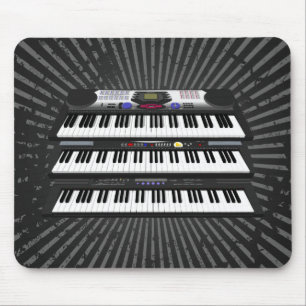 Tapis De Souris Trois claviers modernes : Synthétiseurs : Mousepa