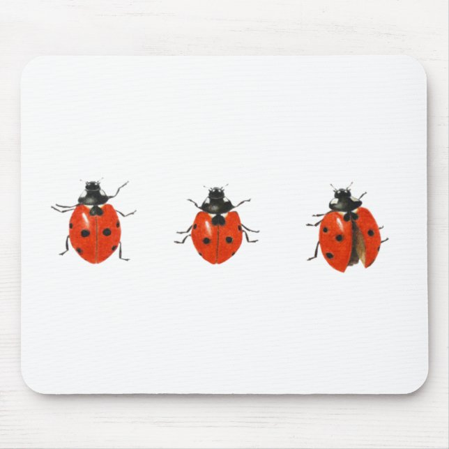 Tapis De Souris Trois coccinelles 2013 (Devant)