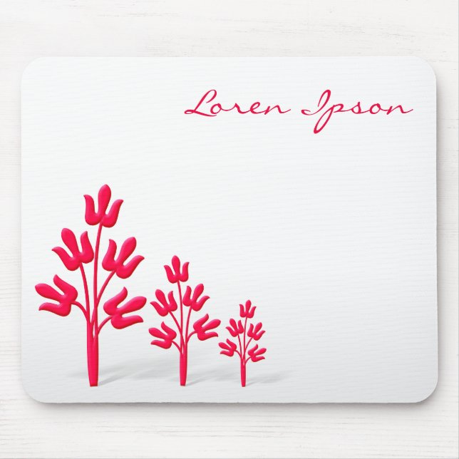 Tapis De Souris Trois Crimson Trees (Devant)