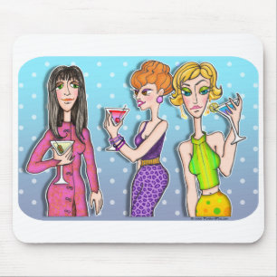 Tapis de souris - Trois Divas Martini