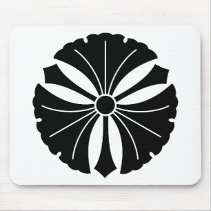 Tapis De Souris Trois feuilles de ginkgo avec des épées