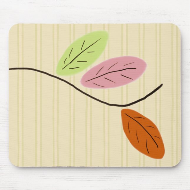 Tapis De Souris Trois feuilles Mousepad (Devant)