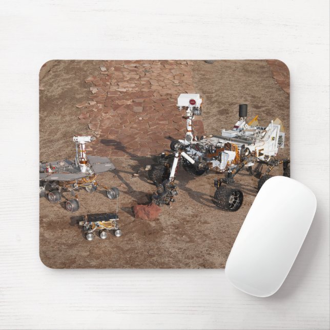 Tapis De Souris Trois Générations De Rovers Mars. (Avec souris)