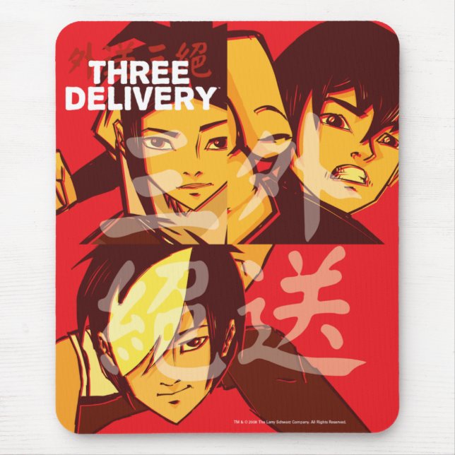 Tapis De Souris Trois groupes Mousepad de Delivery™ (Devant)