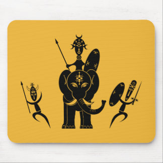 Tapis De Souris Trois guerriers africains