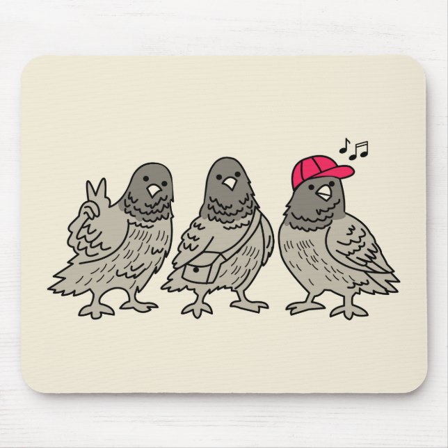 Tapis De Souris Trois meilleurs amis (Devant)
