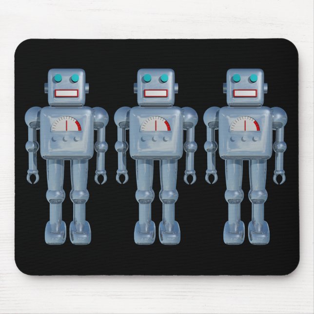 Tapis De Souris Trois robots (Devant)