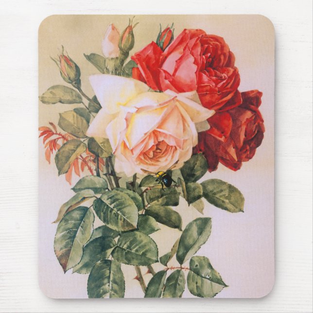 Tapis De Souris Trois Roses Mousepad (Devant)