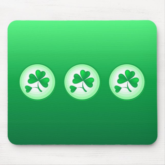 Tapis De Souris Trois shamrocks (Devant)
