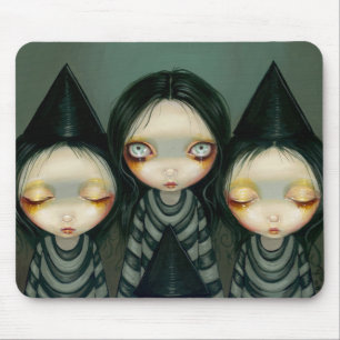 Tapis De Souris Trois soeurs de Witchy