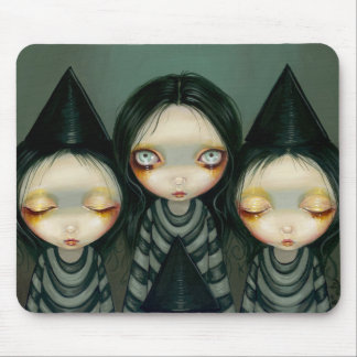 Tapis De Souris Trois soeurs de Witchy