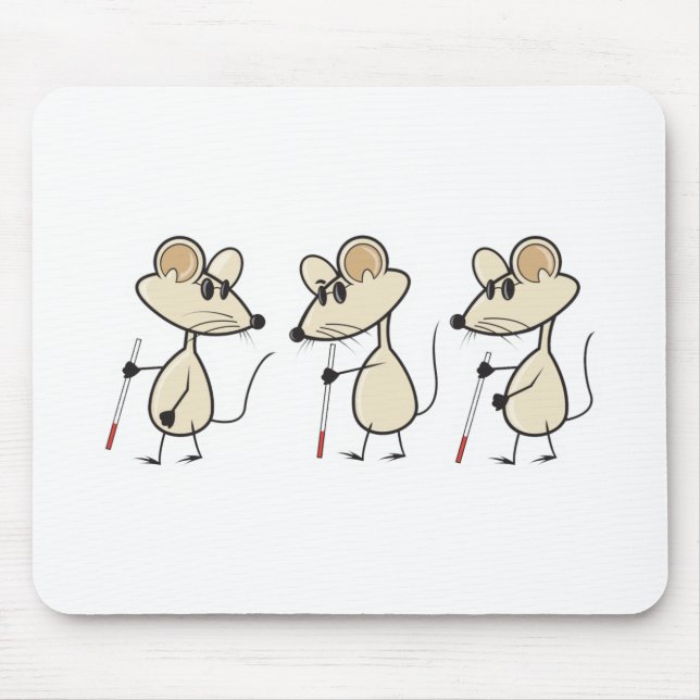Tapis De Souris trois souris aveugles (Devant)
