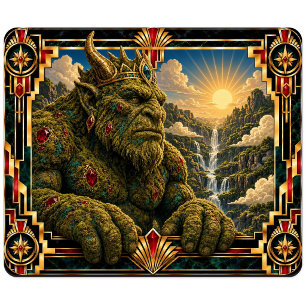 Tapis De Souris Troll, Art Déco Mythique