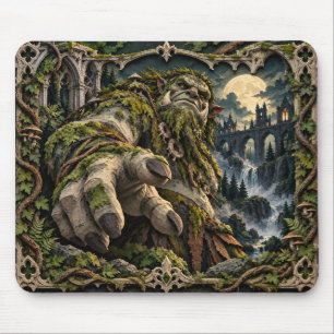 Tapis De Souris Troll, Monstre de Papier Découpé