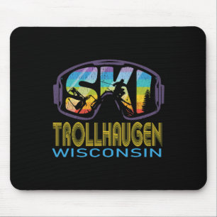 Tapis De Souris Trollhaugen Wisconsin Vacances de Ski