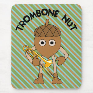 Tapis De Souris Trombone Nut Text
