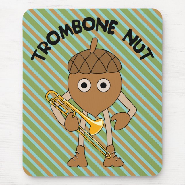Tapis De Souris Trombone Nut Text (Devant)