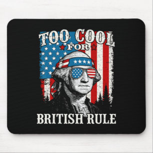Tapis De Souris Trop Cool Pour La Règle Britannique Drapeau Améric