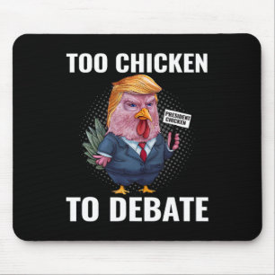 Tapis De Souris Trop De Poules Pour Débattre Kamala Harris Drôle