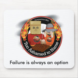 Tapis De Souris Trop honteux pour appeler BBQ Mousepad