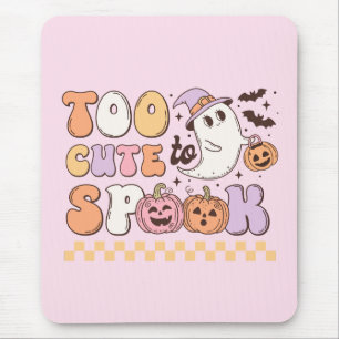 Tapis De Souris Trop mignon pour parler Halloween
