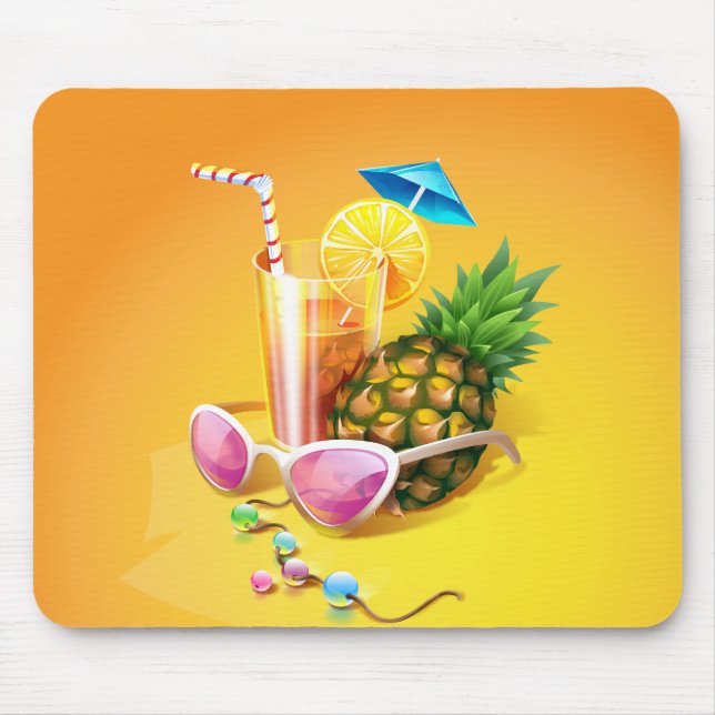 Tapis De Souris Tropical 1 Mousepad (Devant)