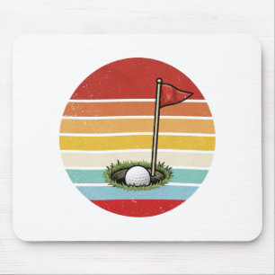 Tapis De Souris Trou de balle de golf vintage