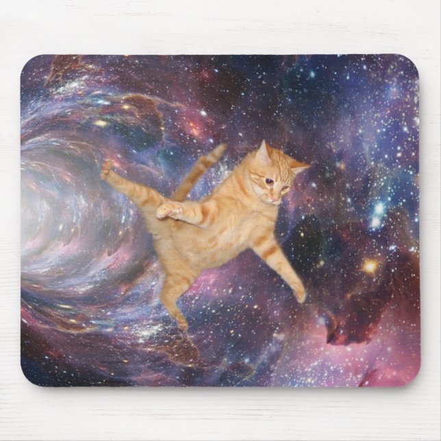 Tapis De Souris Trou noir Cat Galaxy Worm Trou Nebula Espace (Devant)