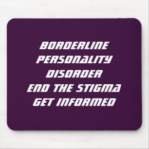 Tapis De Souris Trouble de la personnalité limite Mousepad