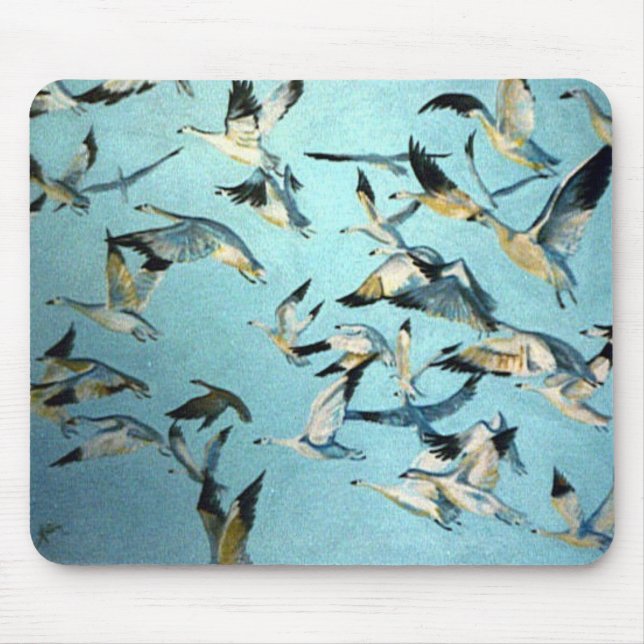 Tapis De Souris Troupeau des oies (Devant)
