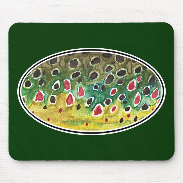 Tapis De Souris Trout Fly (Devant)