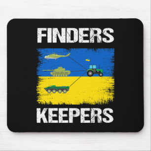 Tapis De Souris Trouvailles Drôles Reste au Fermier Tracteur Tank 