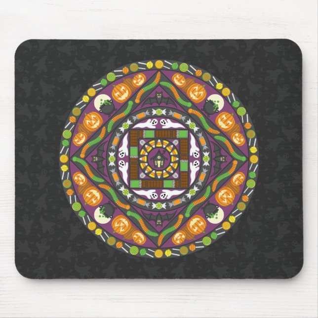 Tapis De Souris Trucs et traitements Mandala Souris Pad (Devant)