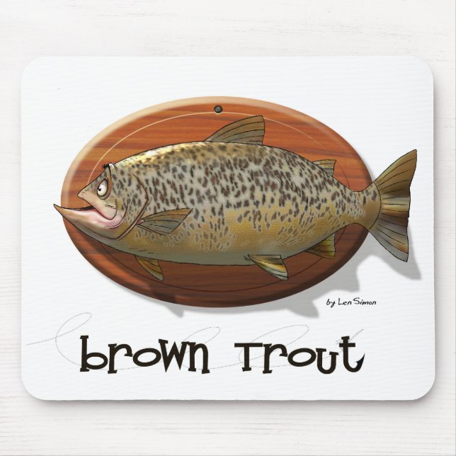 Tapis De Souris Truite Brown (Devant)