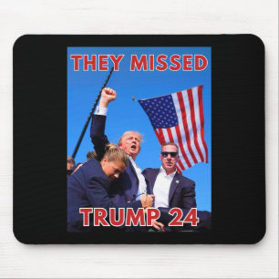 Tapis De Souris Trump 2024 disparu - Maga politique patriotique