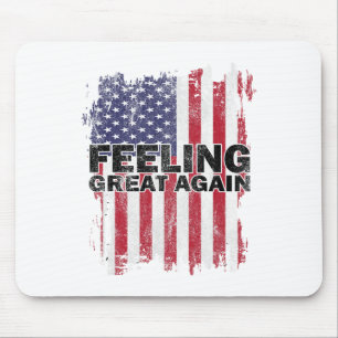 Tapis De Souris Trump 2024 - Drapeau américain V